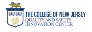 The college of new jersey quality and safety innovation center logo.